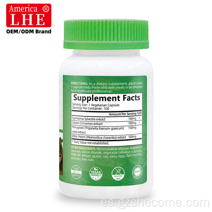 Shecome Gluco Balance Cápsulas Apoyo a la salud metabólica